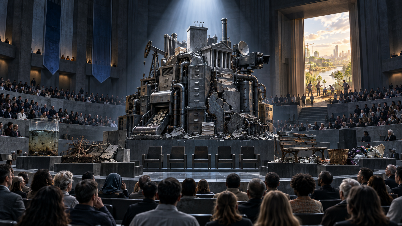 The old order on trial image