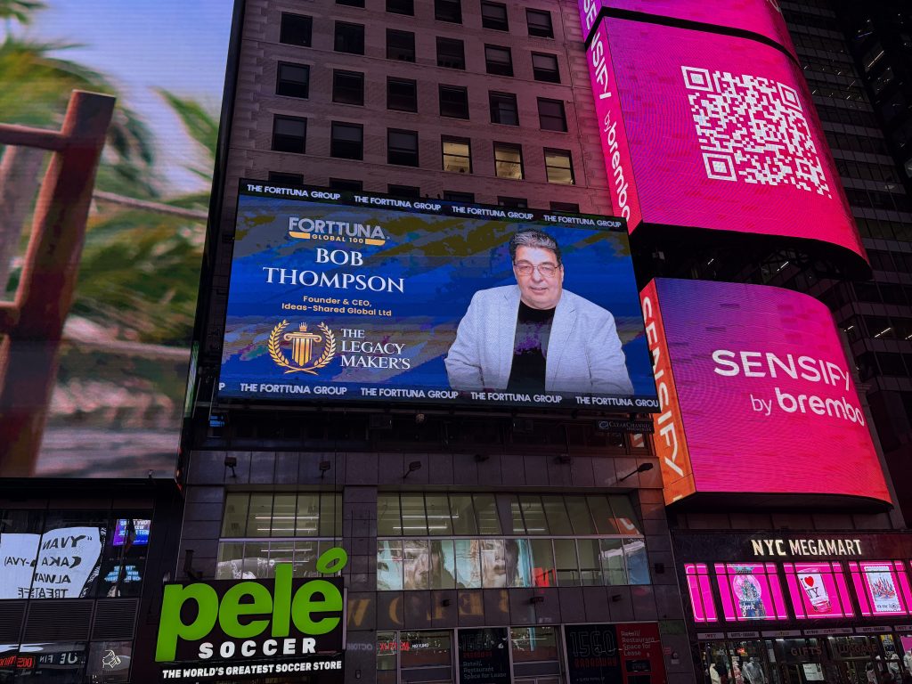 Bob Thompson on Times Square image